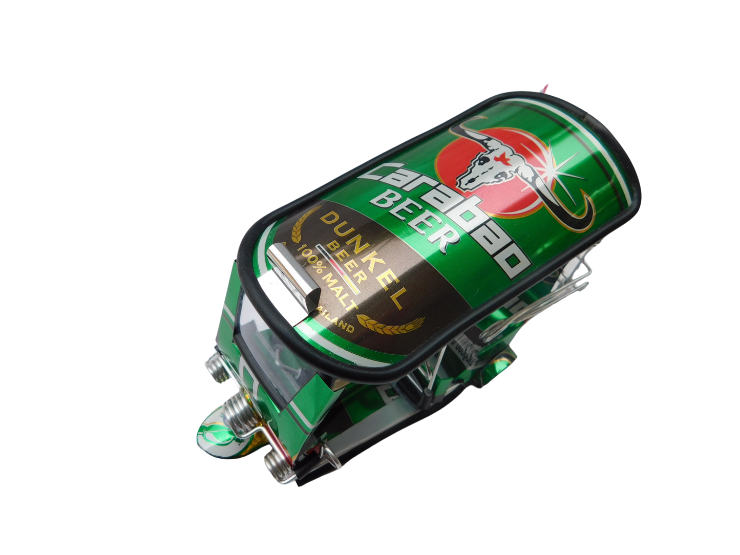 *** Bière Carabao Dunkel *** Réplique artisanale détaillée : Taxi TUK TUK de Thaïlande - 14x7x6 cm