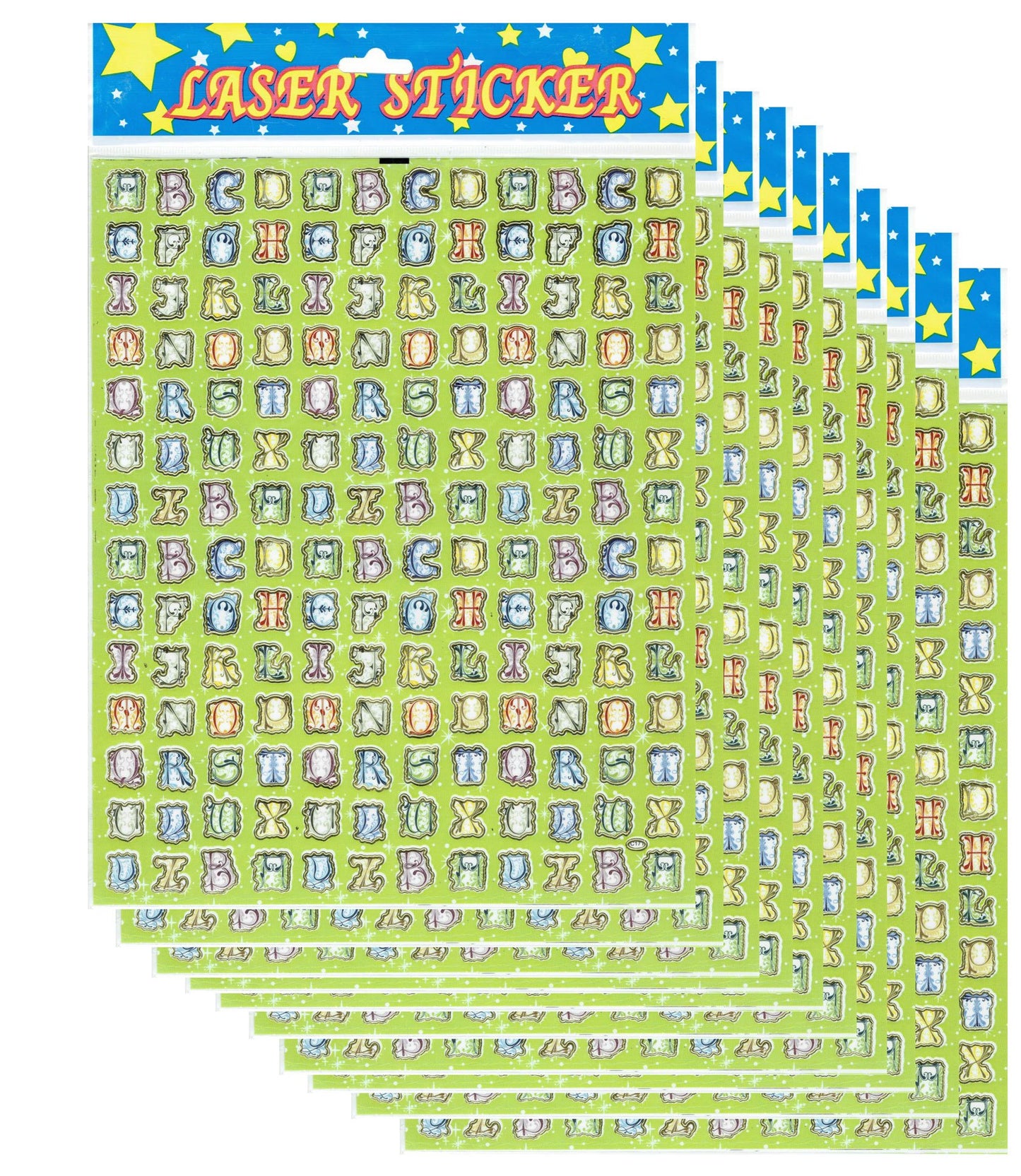 Chiffres autocollants colorés pour enfants artisanat maternelle anniversaire 1 feuille 049
