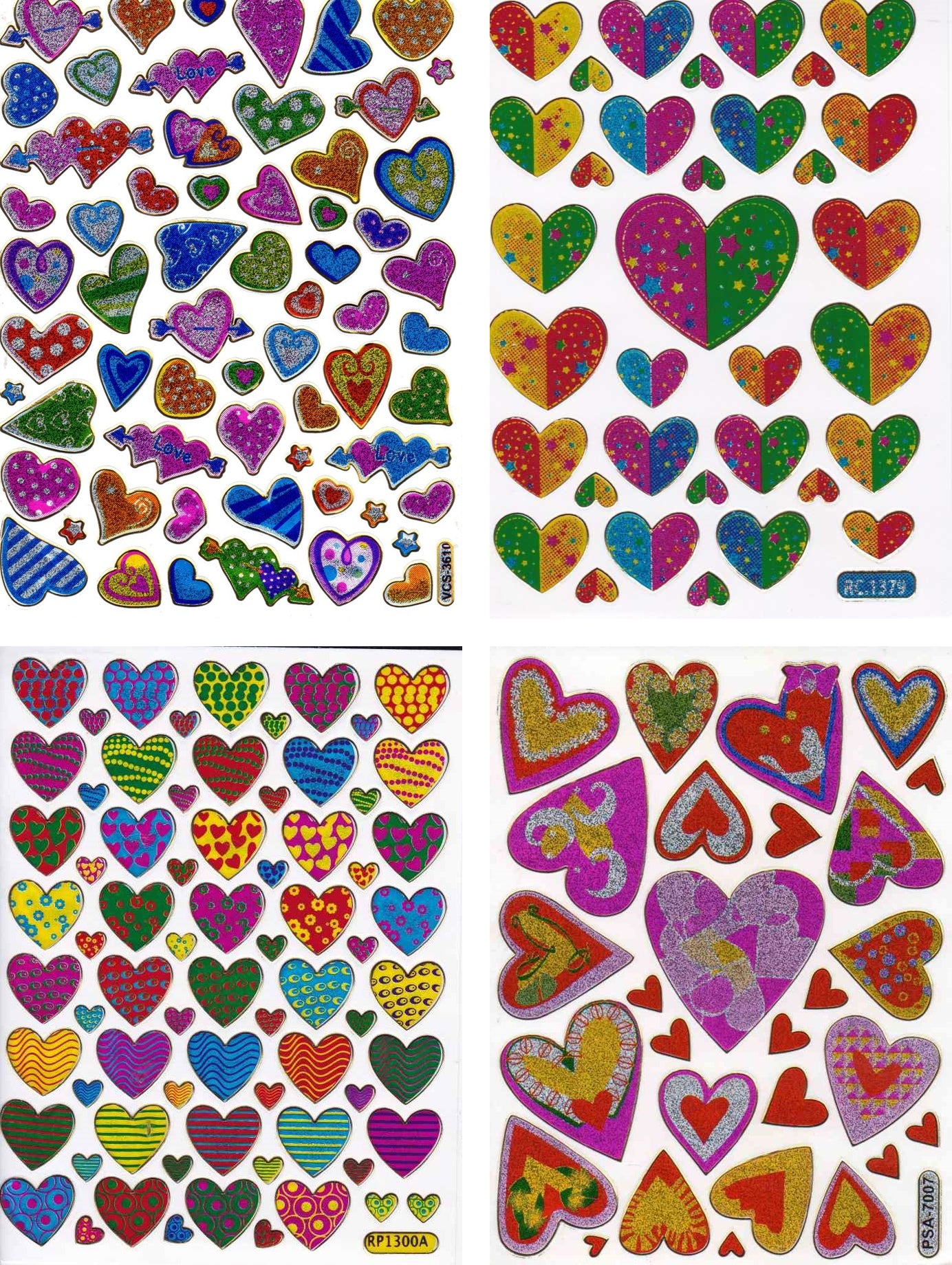 Autocollant de voiture de muscle de voiture effet de paillettes métalliques écoliers artisanat maternelle 1 feuille 250