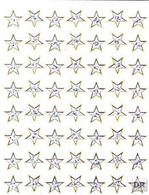 Étoile étoile argent autocollant autocollant métallisé effet scintillant pour enfants artisanat maternelle anniversaire 1 feuille 189