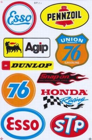 Sponsor sponsors logo autocollant moto scooter skateboard voiture tuning modèle construction auto-adhésif 264