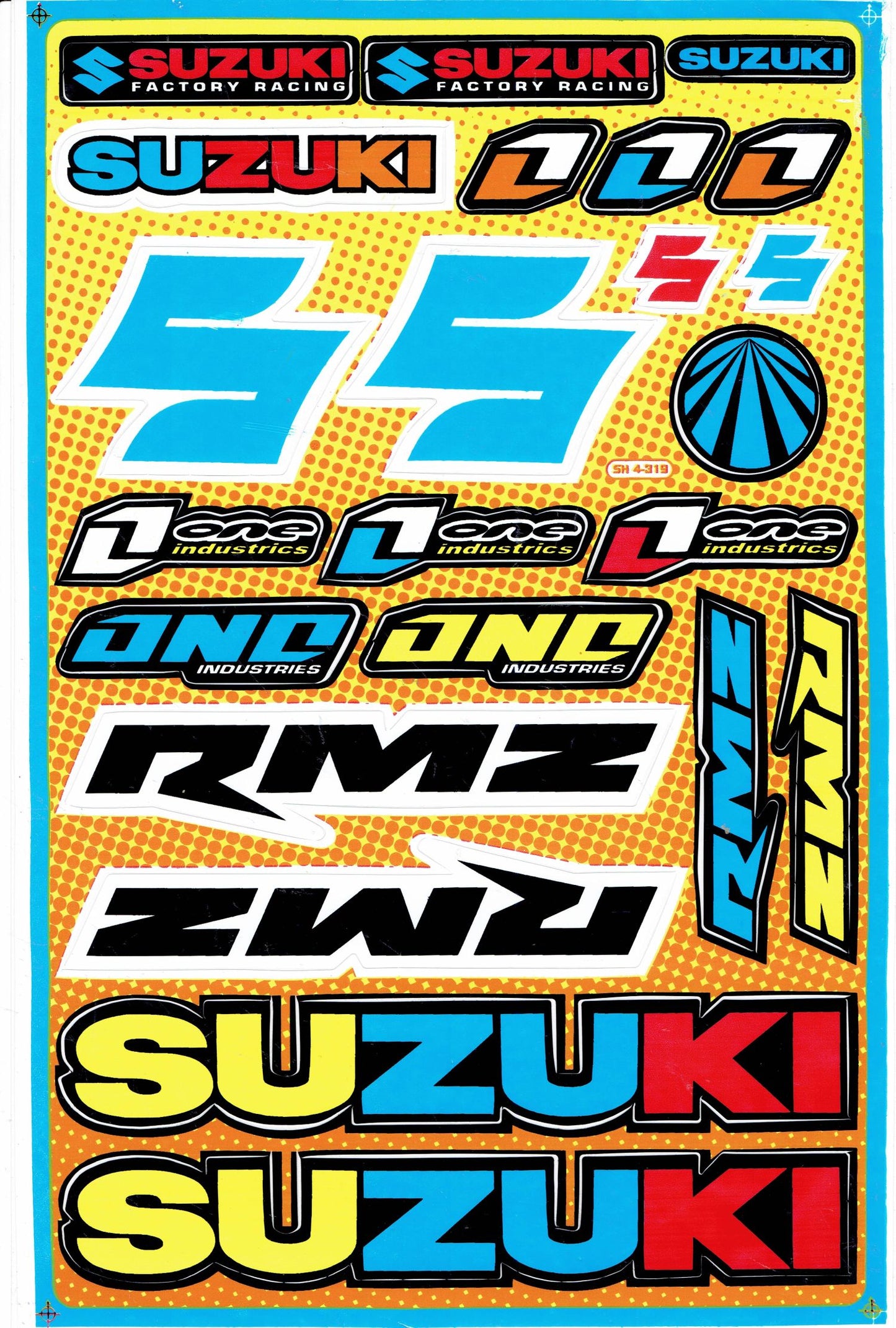 Sponsor sponsors logo sticker motorcycle scooter skateboard car tuning model building self-adhesive 307
