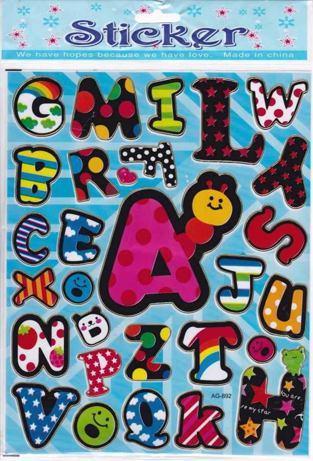 Numéros numéros autocollants colorés autocollants pour enfants artisanat maternelle anniversaire 1 feuille 498