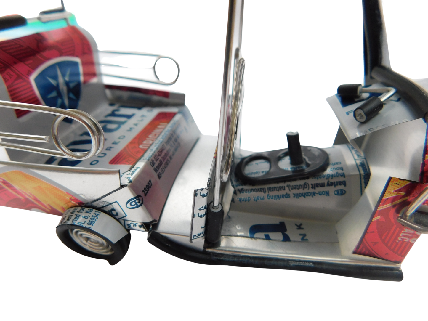 *** Bavaria Beer *** Réplique artisanale détaillée : Taxi TUK TUK de Thaïlande - 14x7x6 cm
