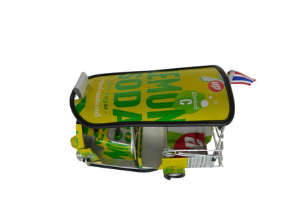 *** 7up Lemon Soda *** Detailed Handmade Replica: TUK TUK Taxi from Thailand - 14x7x6 cm