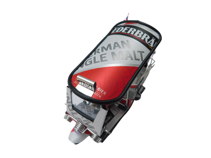 *** Bière Federbräu *** Réplique artisanale détaillée : Taxi TUK TUK de Thaïlande - 14x7x6 cm