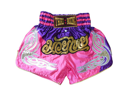 Original Muay Thai Shorts Lila Pink | Thaiboxhose Unisex M-3XL