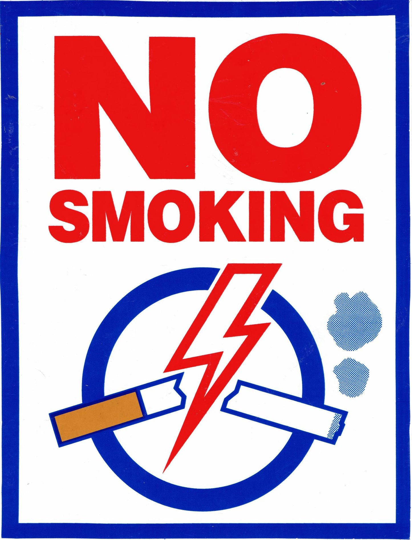 Interdit de fumer des cigarettes autocollant moto scooter planche à roulettes voiture tuning auto-adhésif 325