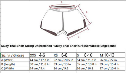 Fighting Spirit in Miniature: Trendy Muay Thai Shorts for Kids! (Brown-Beige XXS-M)