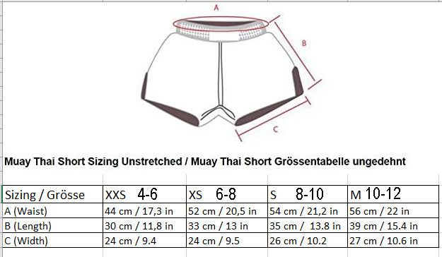 Fighting Spirit in Miniature: Trendy Muay Thai Shorts for Kids! (Dark Blue-Red XXS-M)