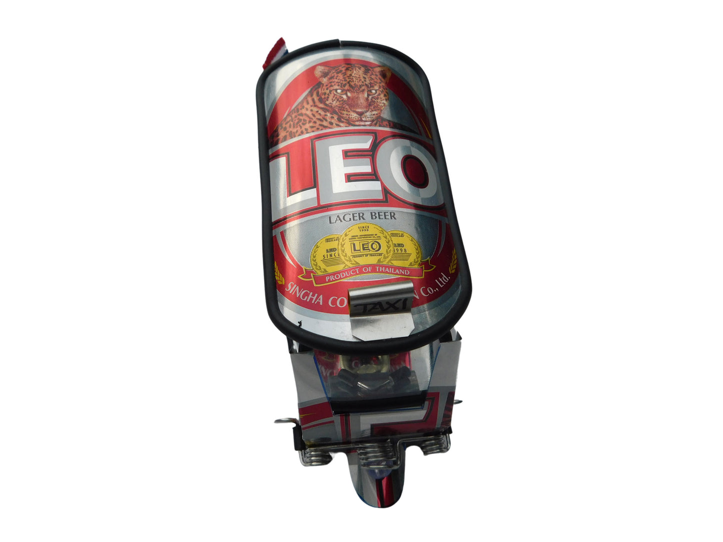 *** Leo Beer *** Réplique artisanale détaillée : Taxi TUK TUK de Thaïlande - 14x7x6 cm