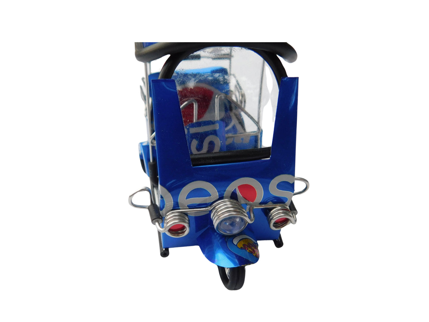 *** Pepsi *** Réplique artisanale détaillée : TUK TUK Taxi de Thaïlande - 14x7x6 cm