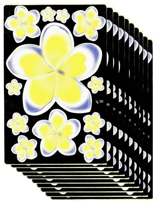 10ER Vorteilsangebot Vlumen Orchideen Aufkleber Sticker Kinder Basteln Kindergarten Sammeln Geburtstag 10 Bogen 111
