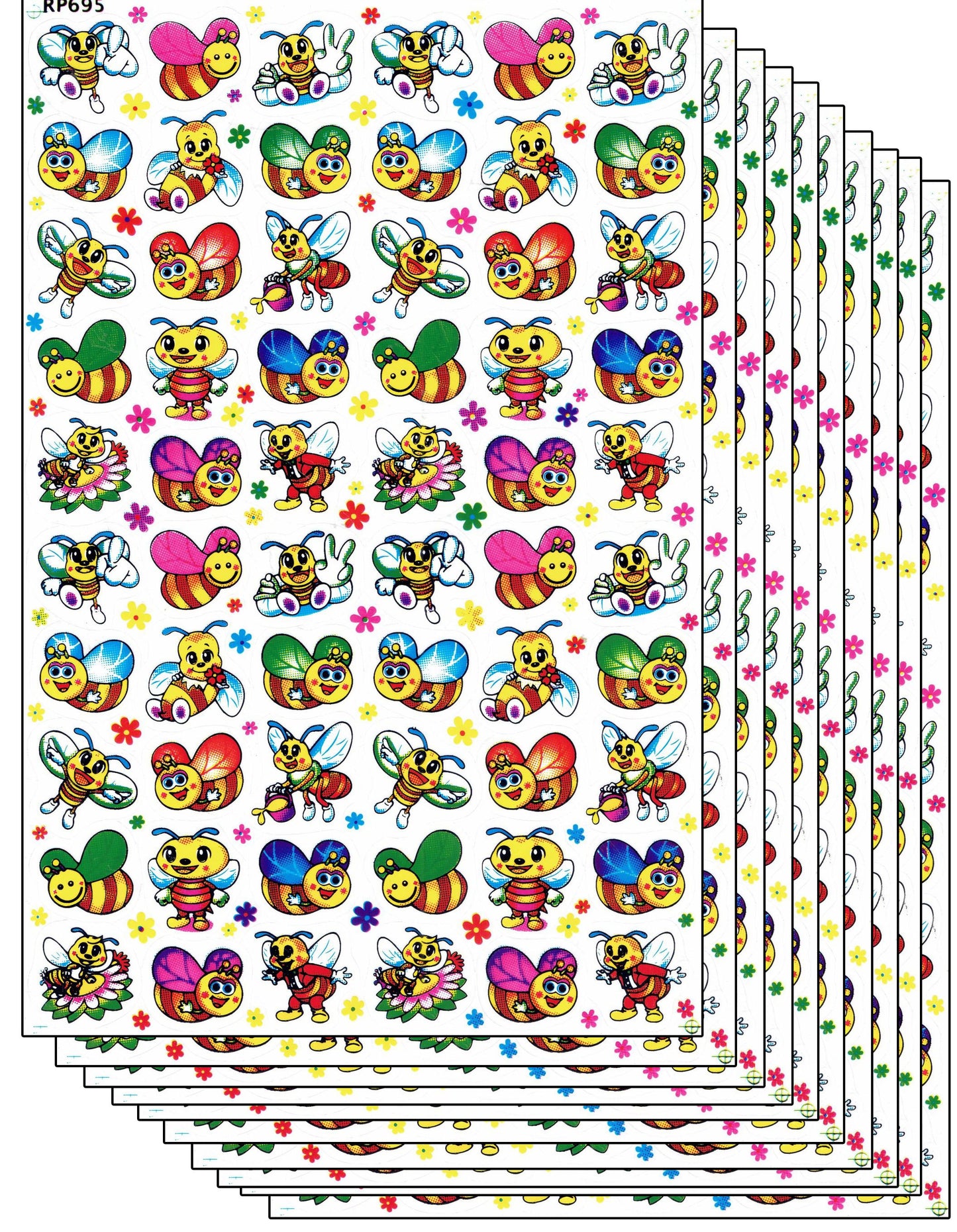 Fish sea aquarium fish animals stickers for children crafts kindergarten birthday 1 sheet 145