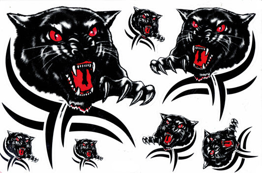 Panther autocollant moto scooter skateboard voiture tuning modèle construction auto-adhésif 014