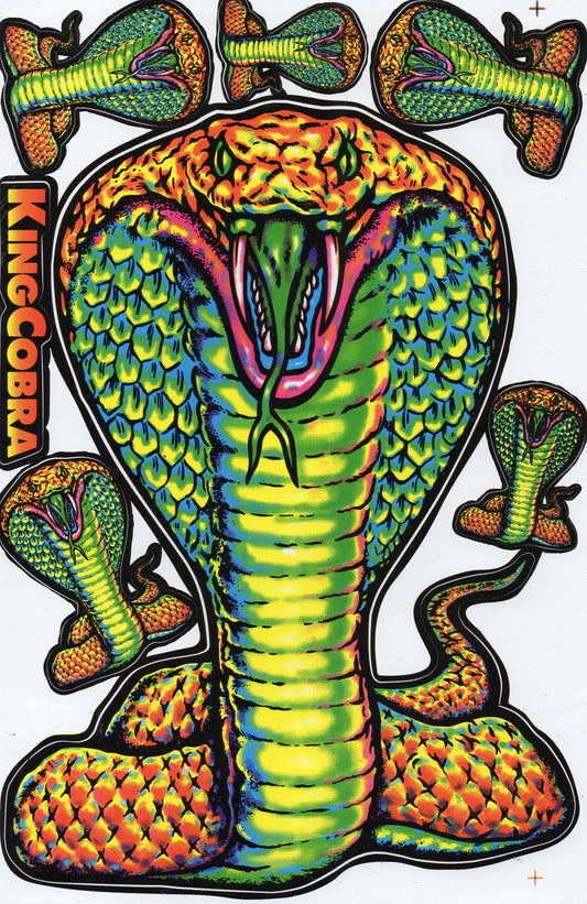 Snake Cobra Sticker Moto Scooter Skateboard Auto Tuning Modellbau autocollant 266