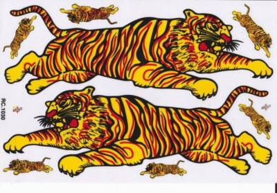 Tigre autocollant moto scooter skateboard voiture tuning modélisme auto-adhésif 282