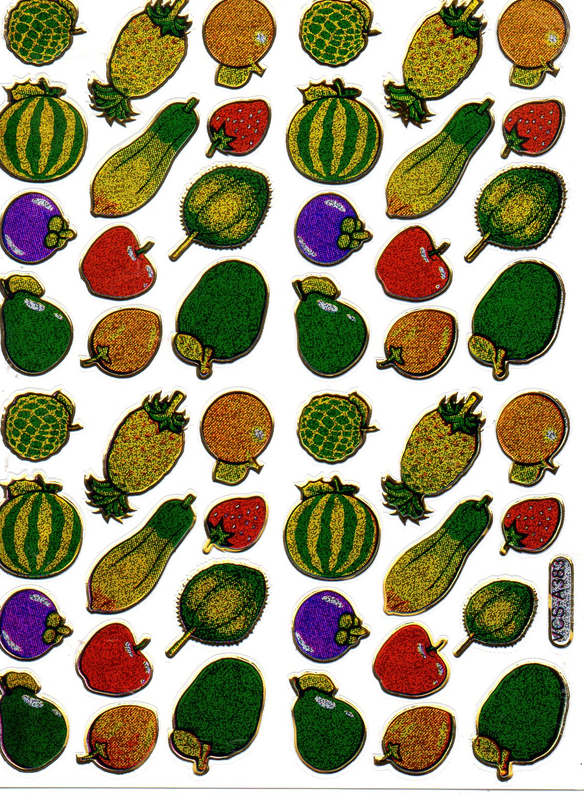 Sirène autocollant autocollant métallique effet paillettes écoliers artisanat maternelle 1 feuille 367