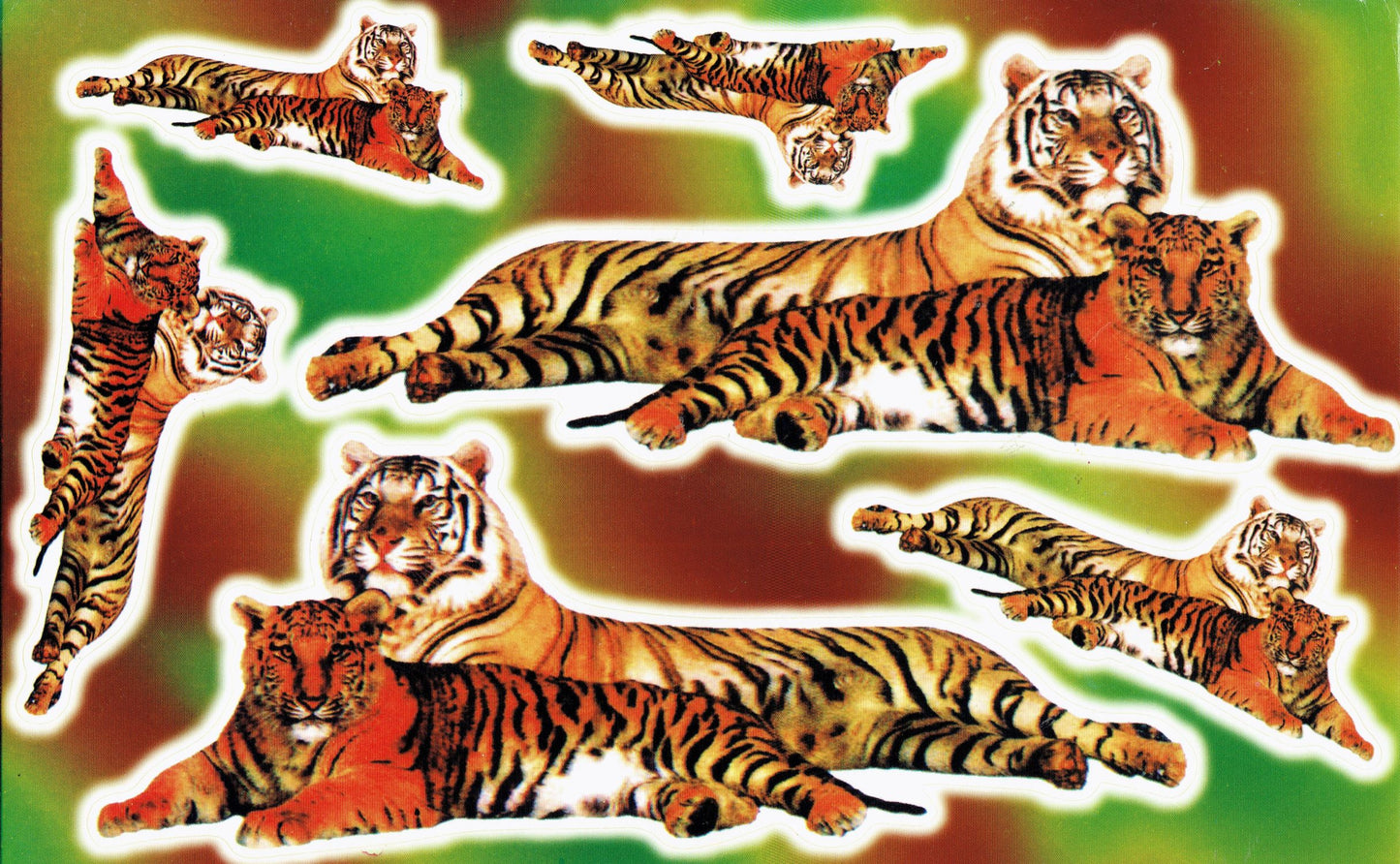 Tigre autocollant moto scooter skateboard voiture tuning modélisme auto-adhésif 519