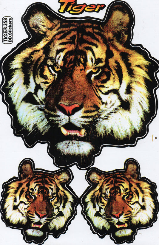 Tigre autocollant moto scooter skateboard voiture tuning modélisme auto-adhésif 091