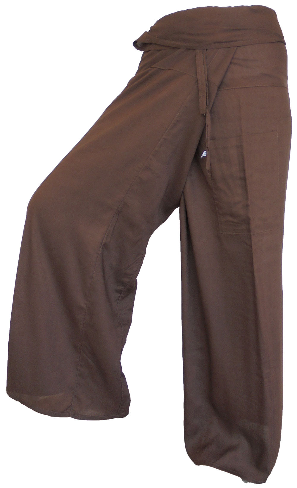 Vielfarbige Fischerhosen: Moderne, geschlechtsneutrale Thai Fisherman Pants aus leichtem Stoff für Yoga und Massage.