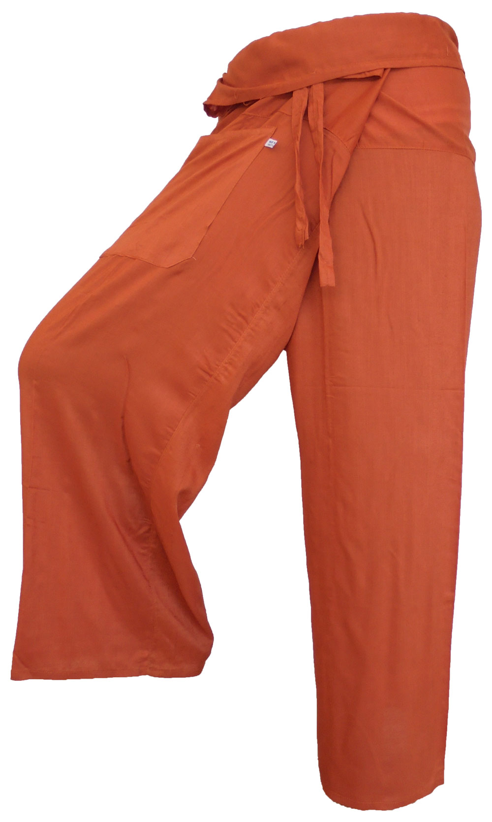 Vielfarbige Fischerhosen: Moderne, geschlechtsneutrale Thai Fisherman Pants aus leichtem Stoff für Yoga und Massage.