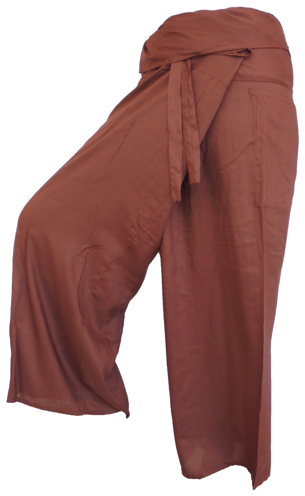 Vielfarbige Fischerhosen: Moderne, geschlechtsneutrale Thai Fisherman Pants aus leichtem Stoff für Yoga und Massage.