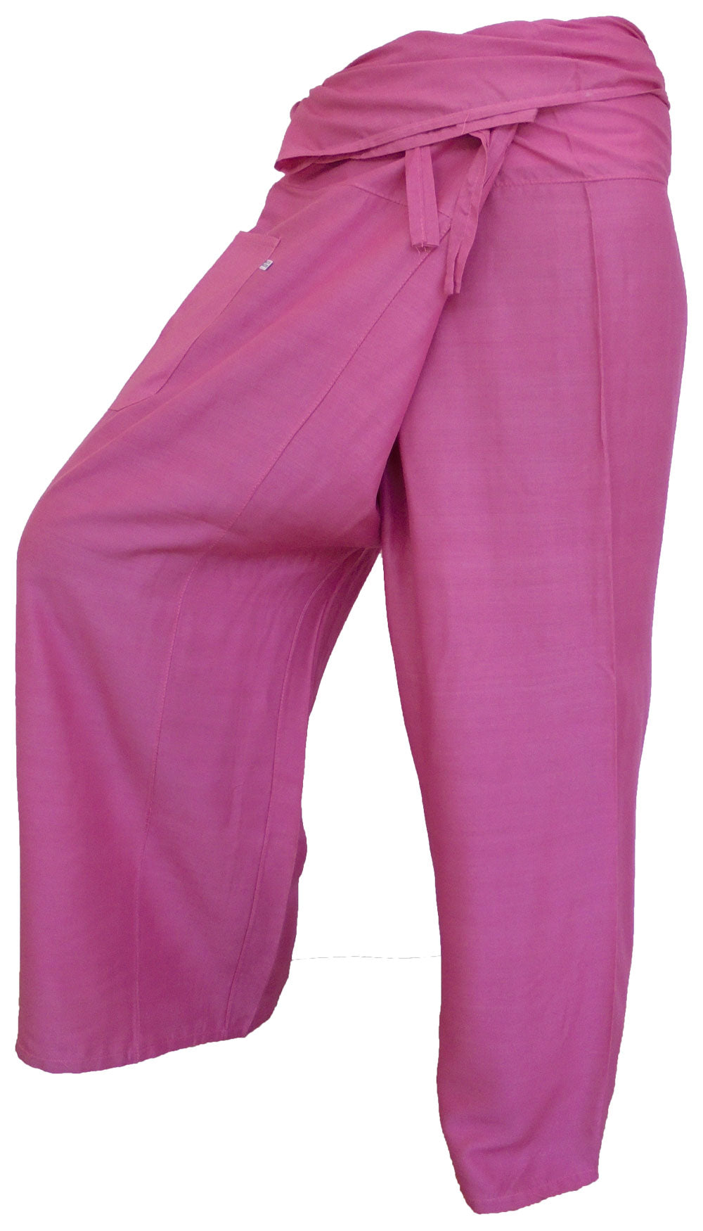 Vielfarbige Fischerhosen: Moderne, geschlechtsneutrale Thai Fisherman Pants aus leichtem Stoff für Yoga und Massage.