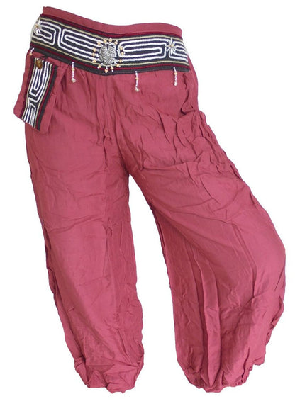 Beaucoup de couleurs moderne unisexe Aladdin pantalon sarouel Asie rayonne Baba Bloomers