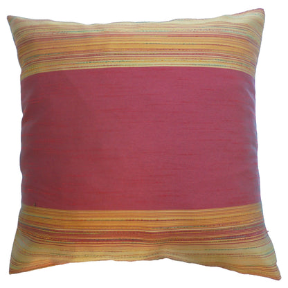 Coussin taie d'oreiller prix spécial diverses couleurs 44x44cm canapé-lit en soie thaïlandaise chaise de jardin