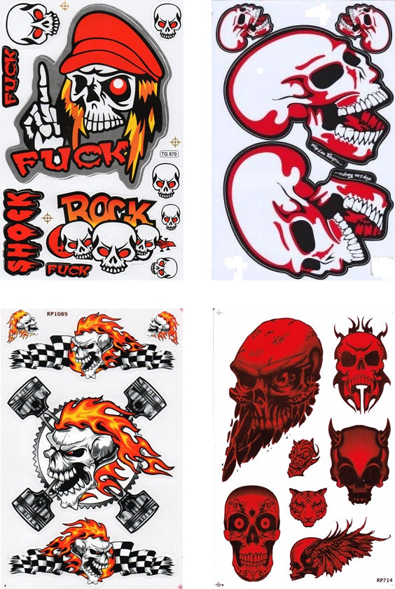 SPAR PACK DE 10 flammes feu orange autocollant moto cyclomoteur scooter skateboard voiture tuning modélisme auto-adhésif 040