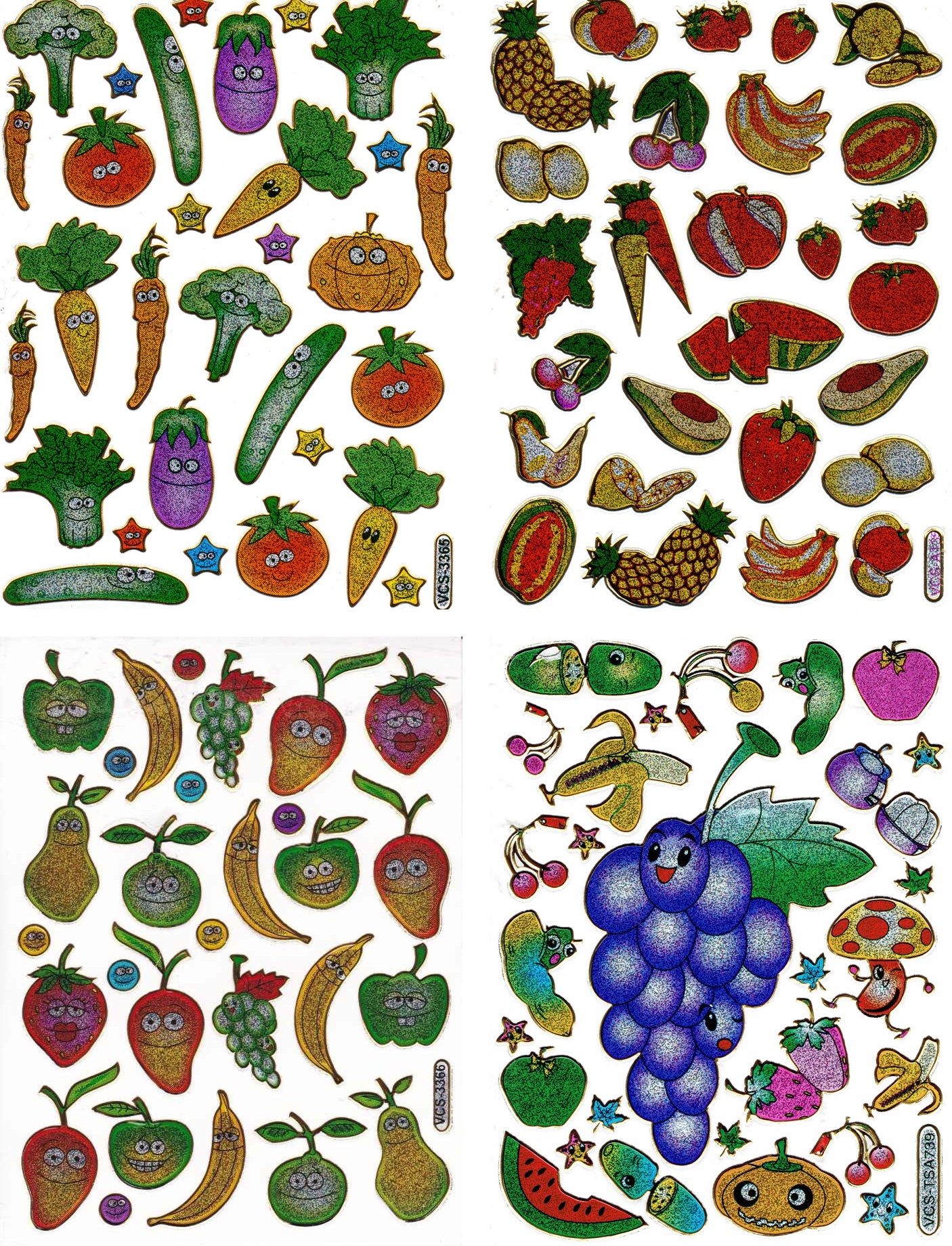 Autocollant de voiture de muscle de voiture effet de paillettes métalliques écoliers artisanat maternelle 1 feuille 250