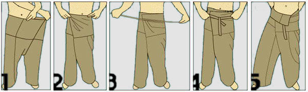 SOLDE Pantalons de pêcheur nombreuses couleurs Pantalons thaïlandais modernes unisexes en tissu solide Pantalons Yoga Massage