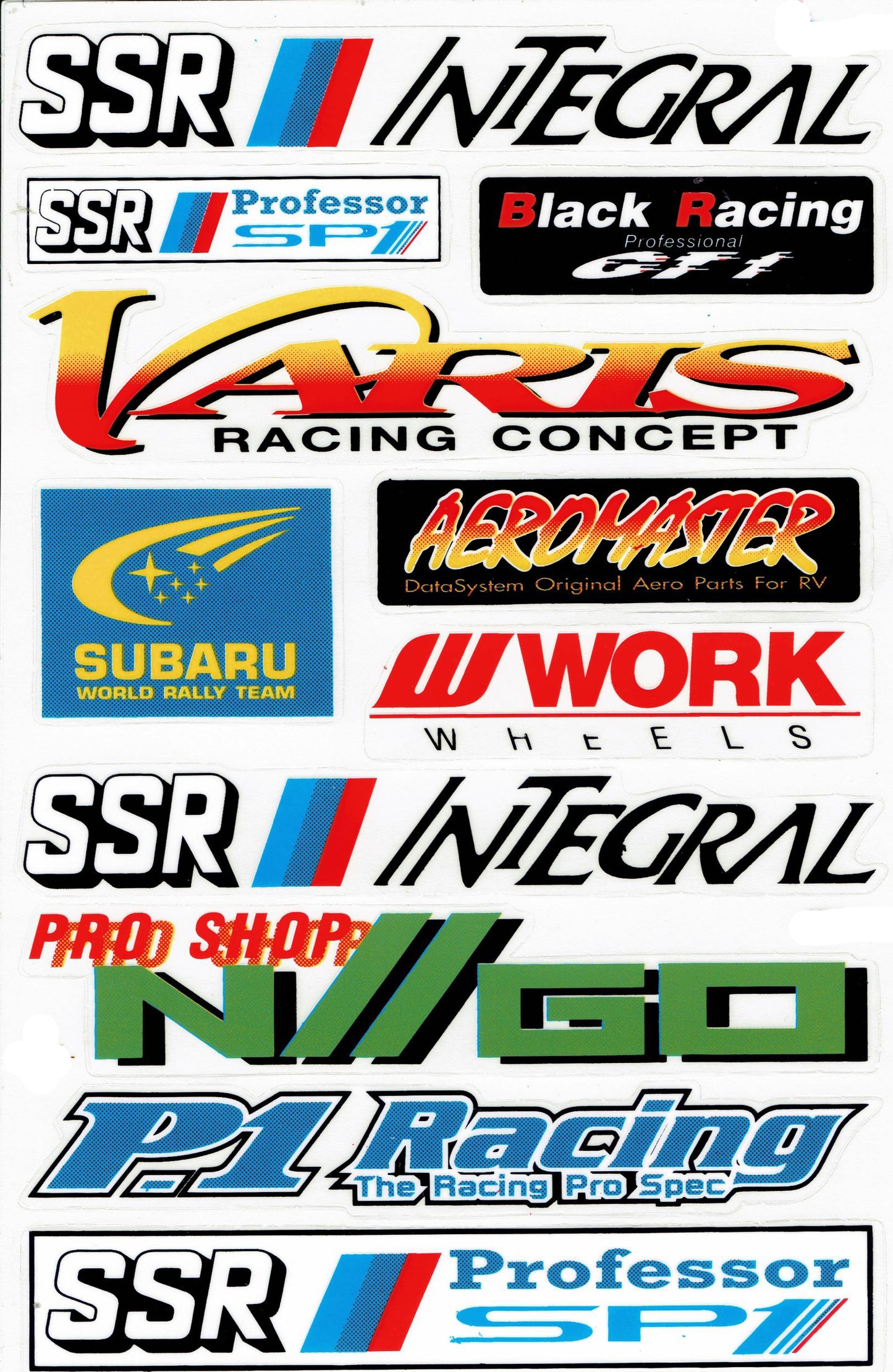 Sponsor sponsors logo autocollant moto vélo skateboard voiture tuning auto-adhésif 131