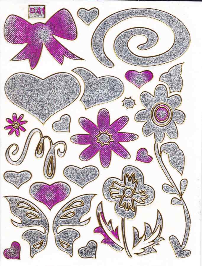 Coeur coeurs coloré amour autocollant métallique effet scintillant pour enfants artisanat maternelle anniversaire 1 feuille 237