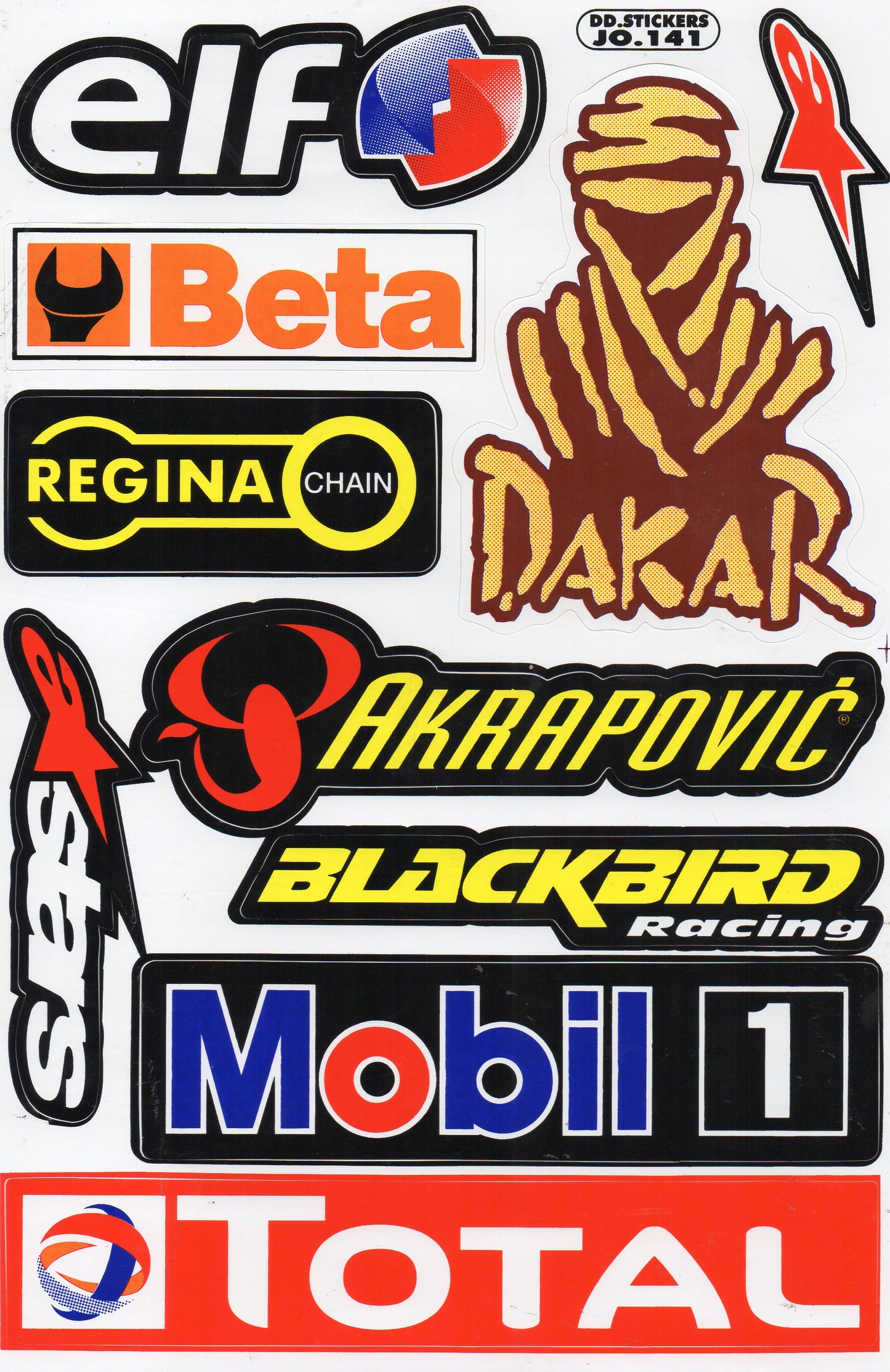 Sponsor sponsors logo sticker motorcycle scooter skateboard car tuning model building self-adhesive 261