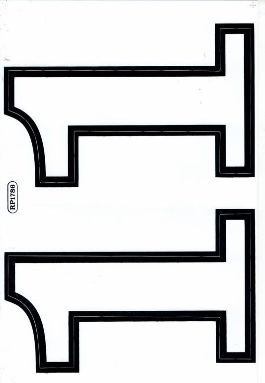 Grosse Nummer 1 weiss 165 mm hoch Aufkleber Sticker Motorrad Roller Skateboard Auto Tuning Modellbau selbstklebend 267