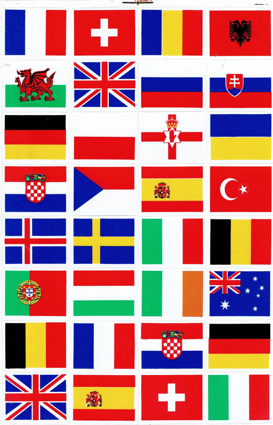 Drapeau: UE États de l'Union européenne Autocollant Moto Scooter Skateboard Voiture Tuning Auto-Adhésif 306