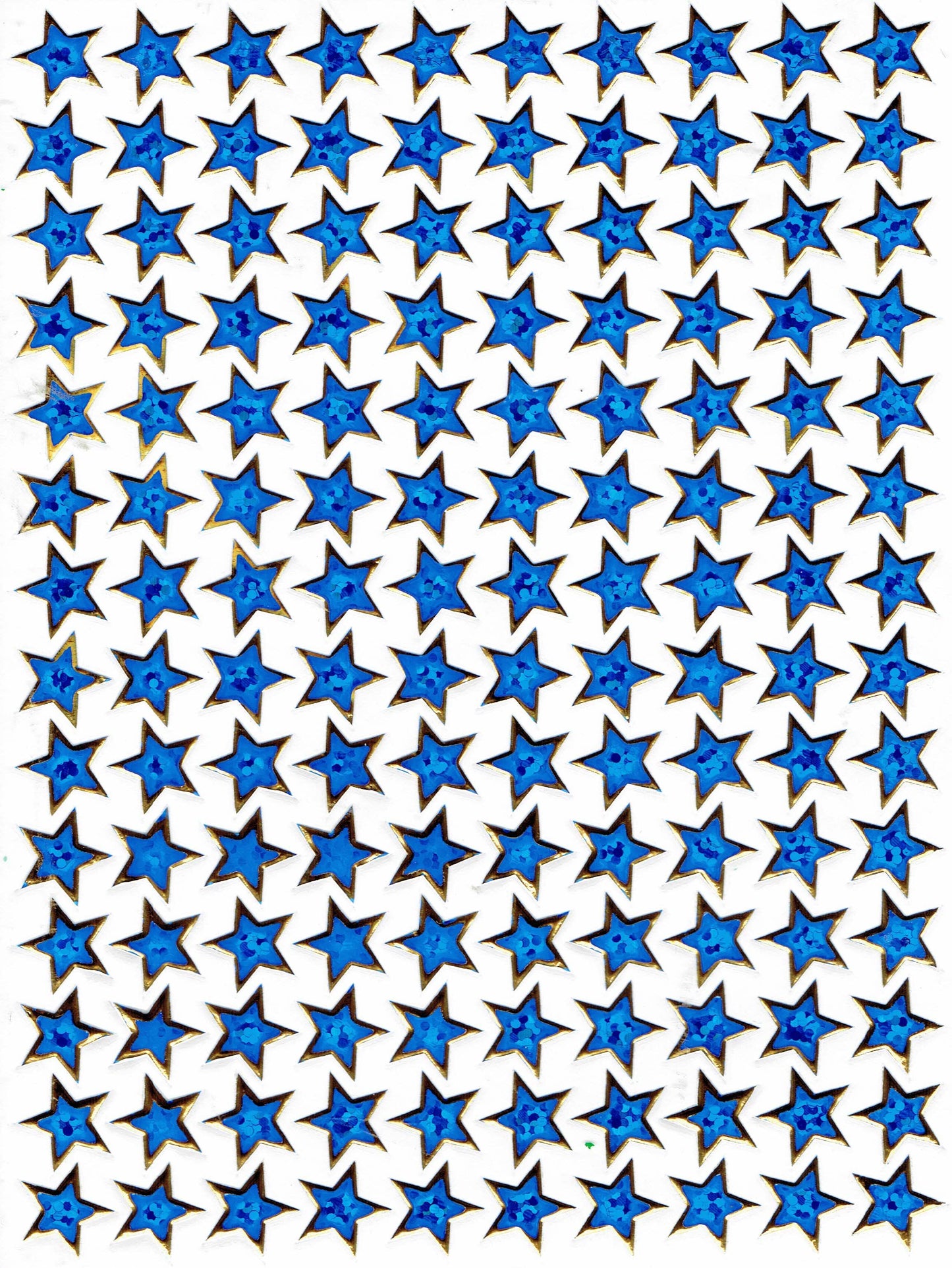 Étoile bleu autocollant autocollant métallisé effet scintillant pour enfants artisanat maternelle anniversaire 1 feuille 338