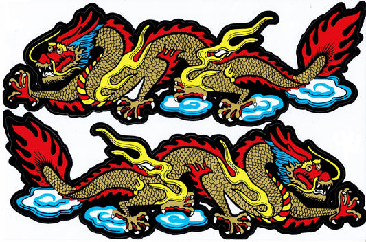 Dragon serpent or autocollant moto scooter skateboard voiture tuning auto-adhésif 496
