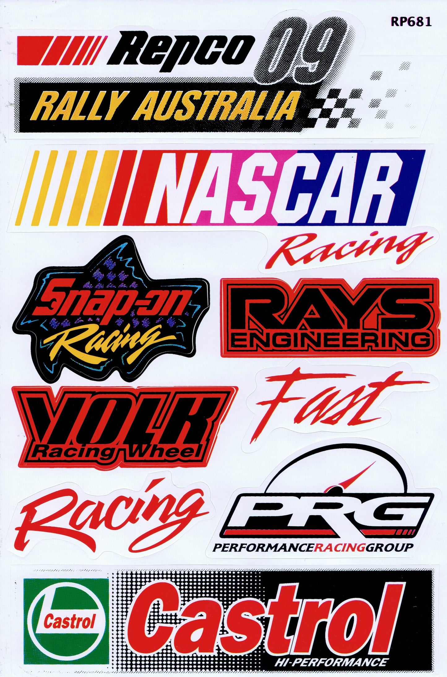 Sponsor sponsors logo autocollant moto scooter skateboard voiture tuning modélisme auto-adhésif 517