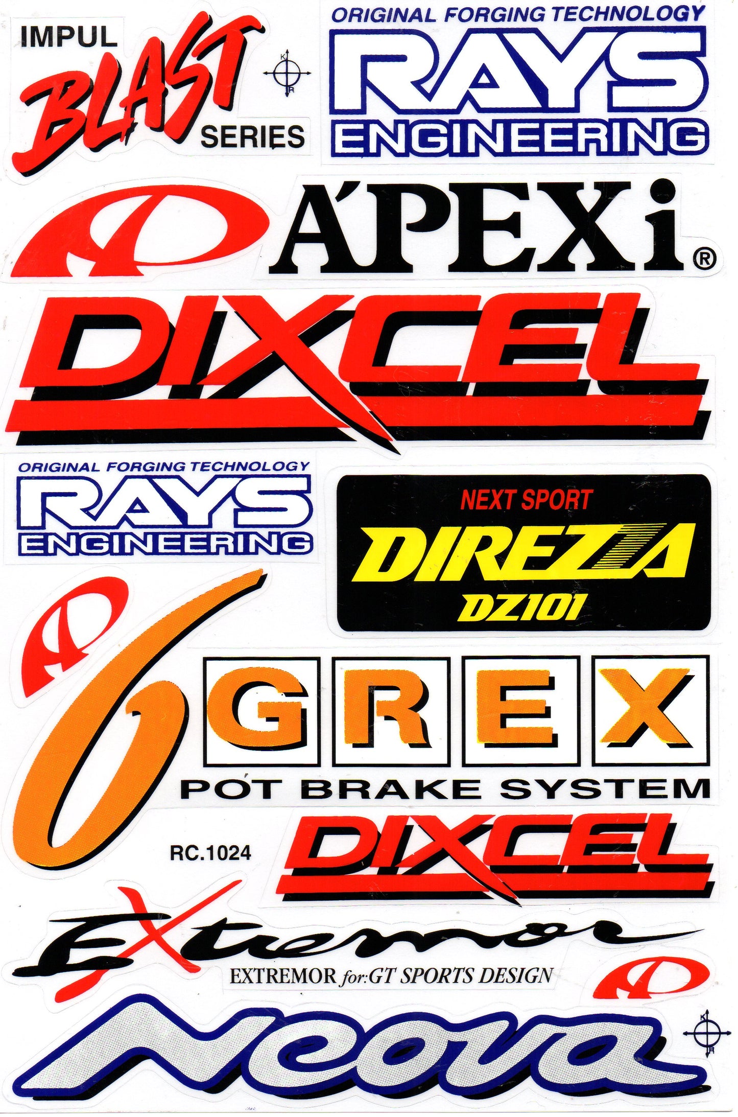 Sponsor sponsors logo sticker motorcycle scooter skateboard car tuning model building self-adhesive 534