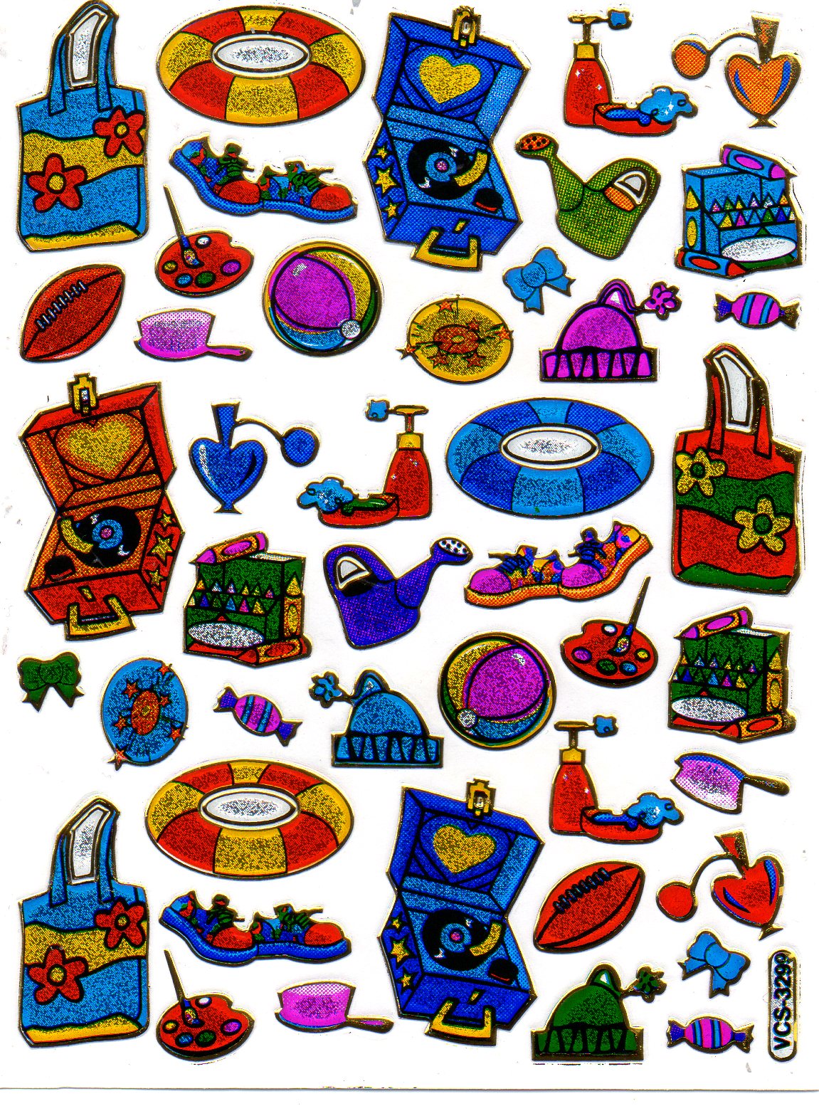 Vacances plage natation anneau autocollant métallique paillettes effet école enfants artisanat maternelle 1 feuille 538