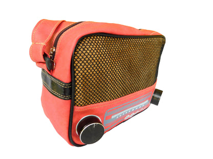 Vintage Radio Shoulder Bag - Retro Boombox Shoulder Bag with Zipper | Iconic Handbag for Women & Music Fans