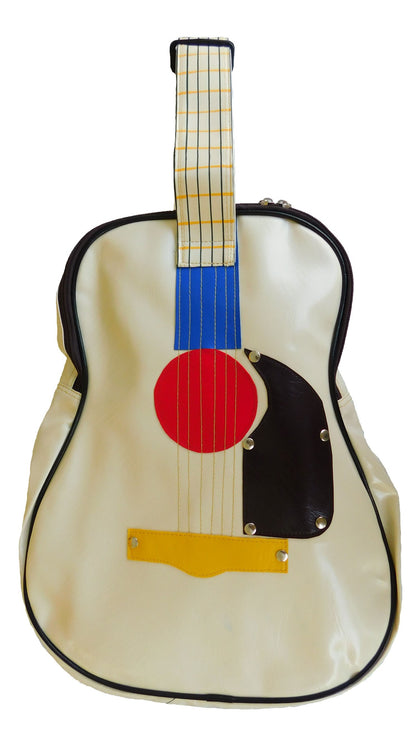 Vintage Guitar Bag Women - Retro Design Shoulder Bag, Adjustable