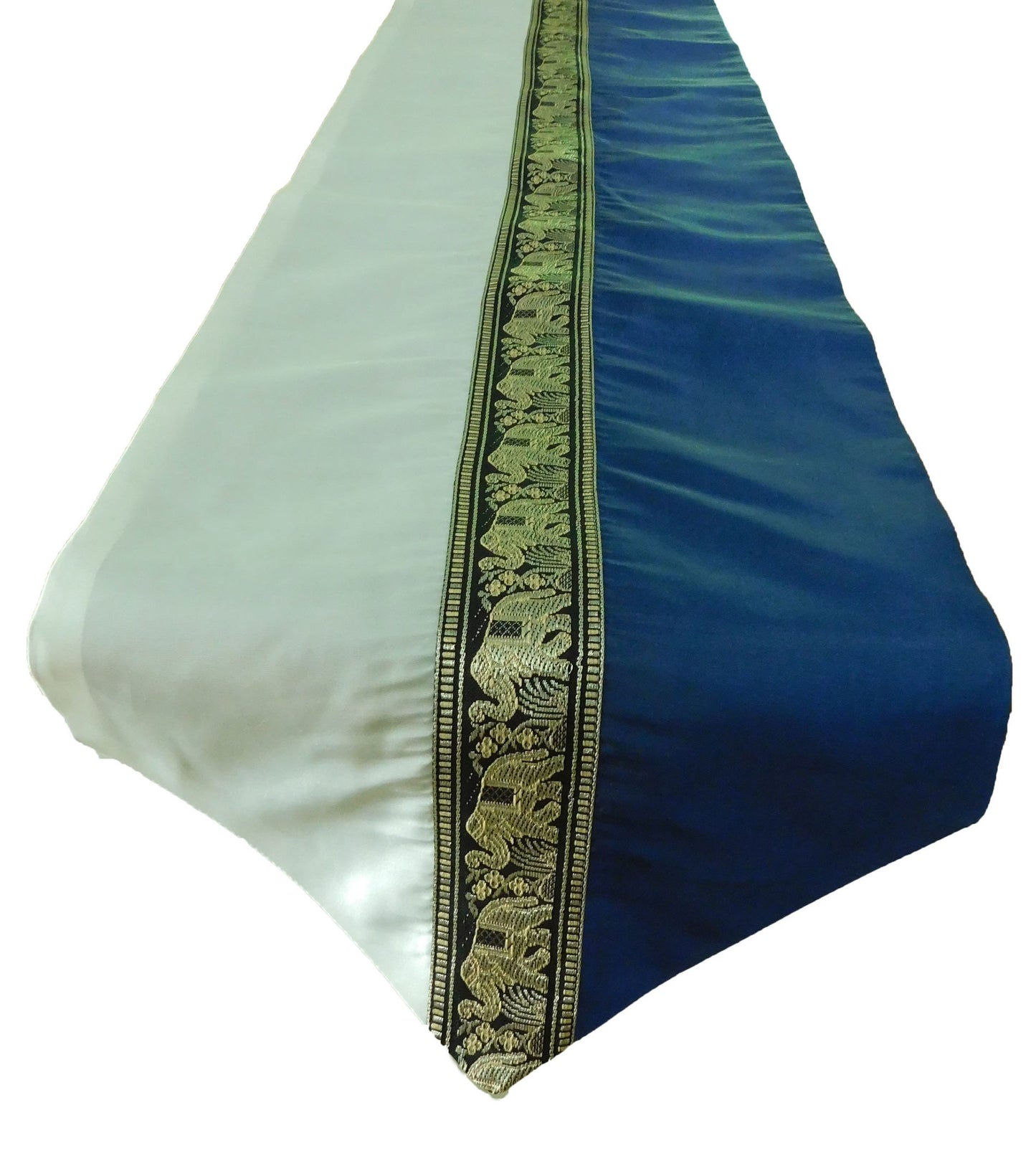 Chemin de table avec motif éléphant fête banquet Noël festival anniversaire fête de mariage salon cuisine nappe en soie thaïlandaise Thai Silk