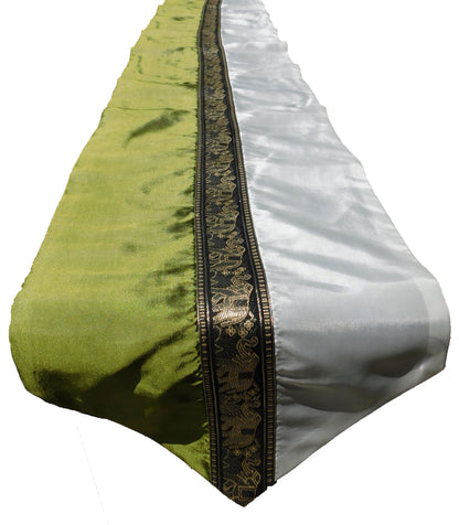 Chemin de table avec motif éléphant fête banquet Noël festival anniversaire fête de mariage salon cuisine nappe en soie thaïlandaise Thai Silk