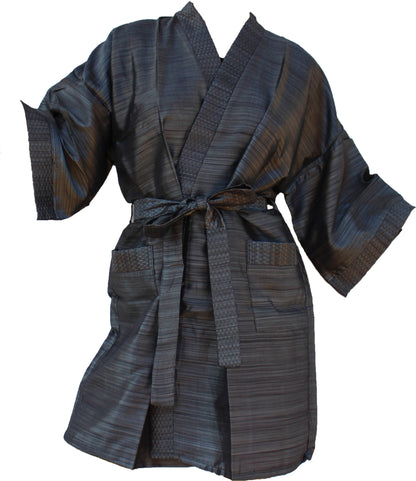 Kimono Robe Femme Long Satin Peignoir Soie Léger Soyeux Peignoir pour Demoiselles D'honneur Nuptiale Party Loungewear avec Poches