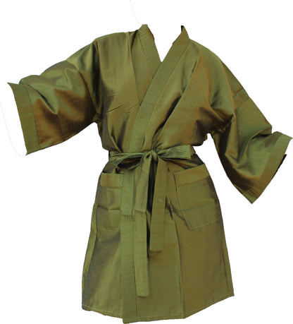 Kimono Robe Femme Long Satin Peignoir Soie Léger Soyeux Peignoir pour Demoiselles D'honneur Nuptiale Party Loungewear avec Poches